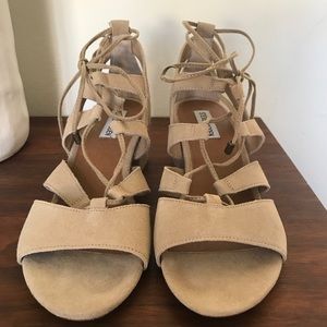 Steve Madden Blocked Heel Taupe 38